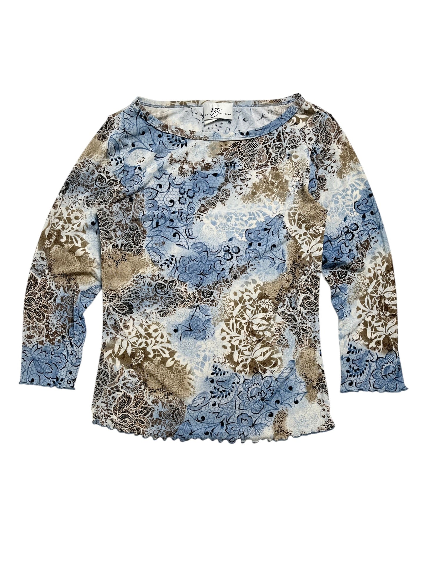 Y2K Byer Top Estampado Floral - Talla S/M