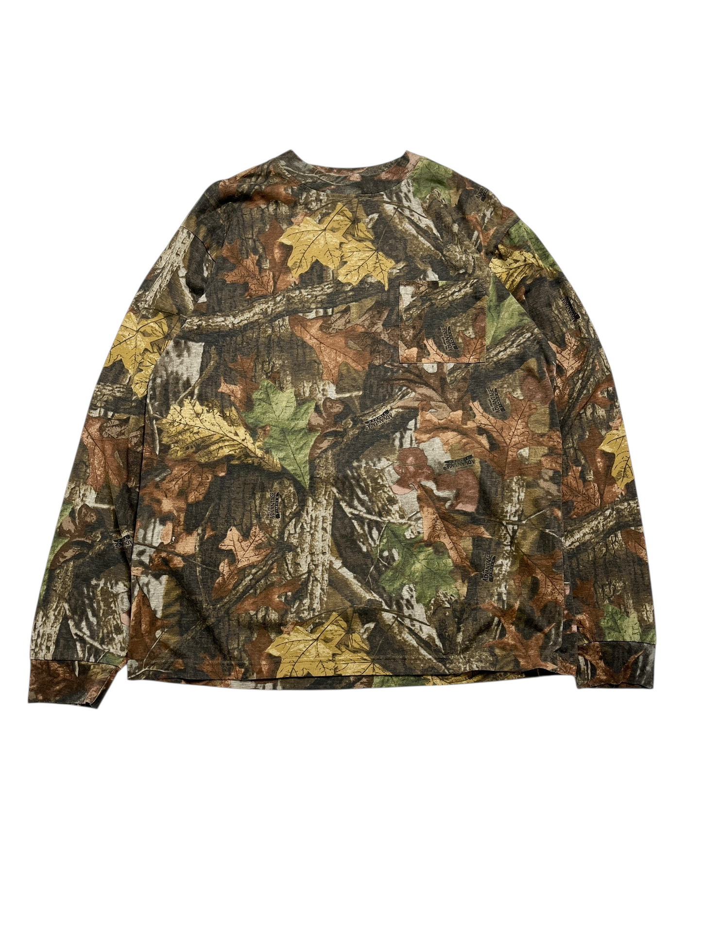 Camuflaje T-shirt Manga Larga - Talla XL