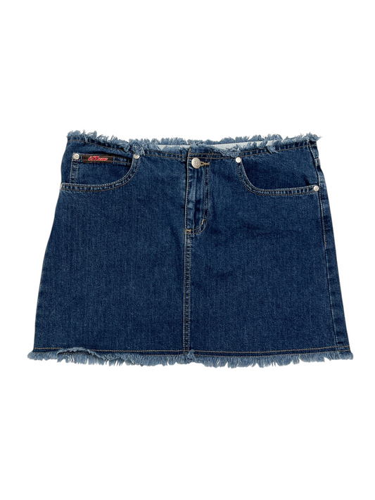 Y2K ilt Jeans Denim Falda - Talla S