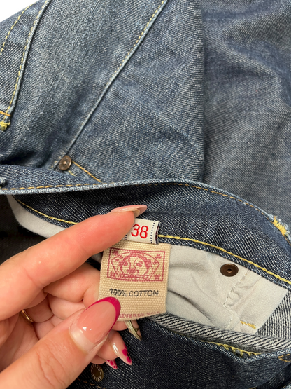 Evisu Denim Pant Azul Oscuro- Talla 38