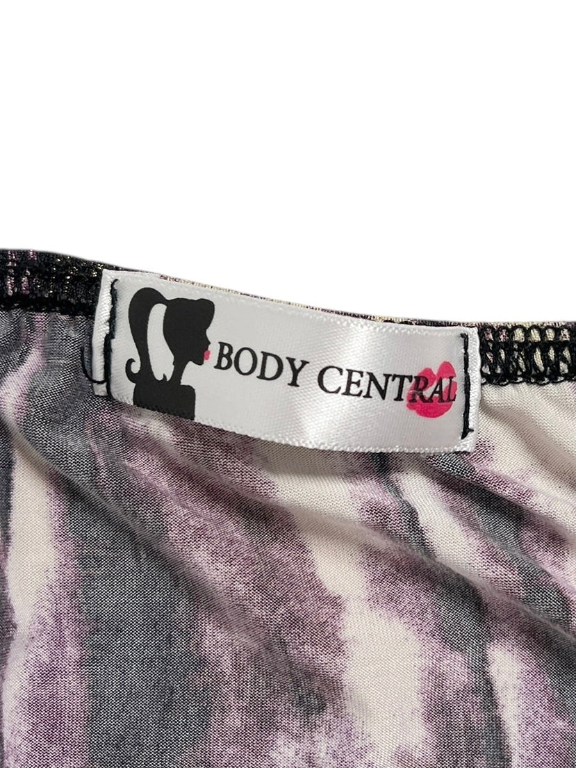 Y2K Body Central Top Halter brillante Dorado - Talla S/M