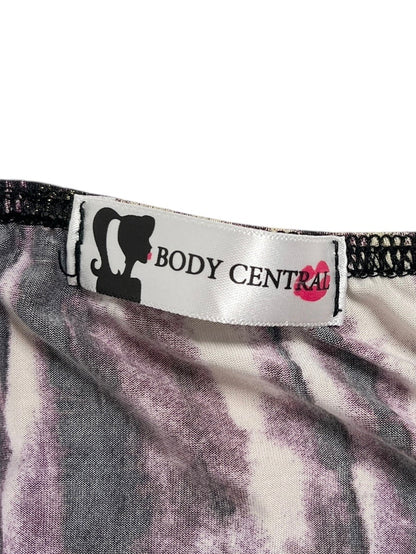 Y2K Body Central Top Halter brillante Dorado - Talla S/M