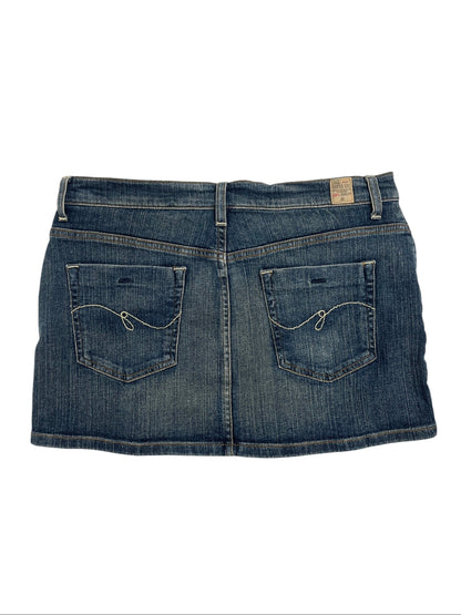 Y2K Guess Falda Denim Stretch Azul- Talla M