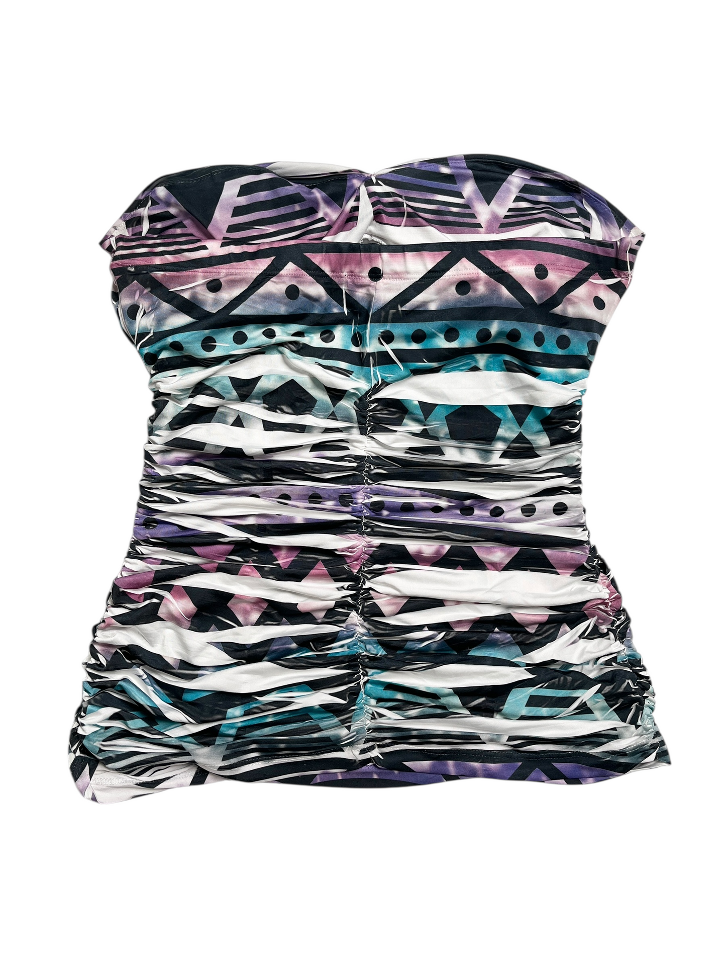 Y2K Dots Top Strapless - Talla M