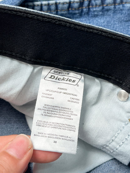 Dickies Carpenter Denim Short Azul - Talla W38