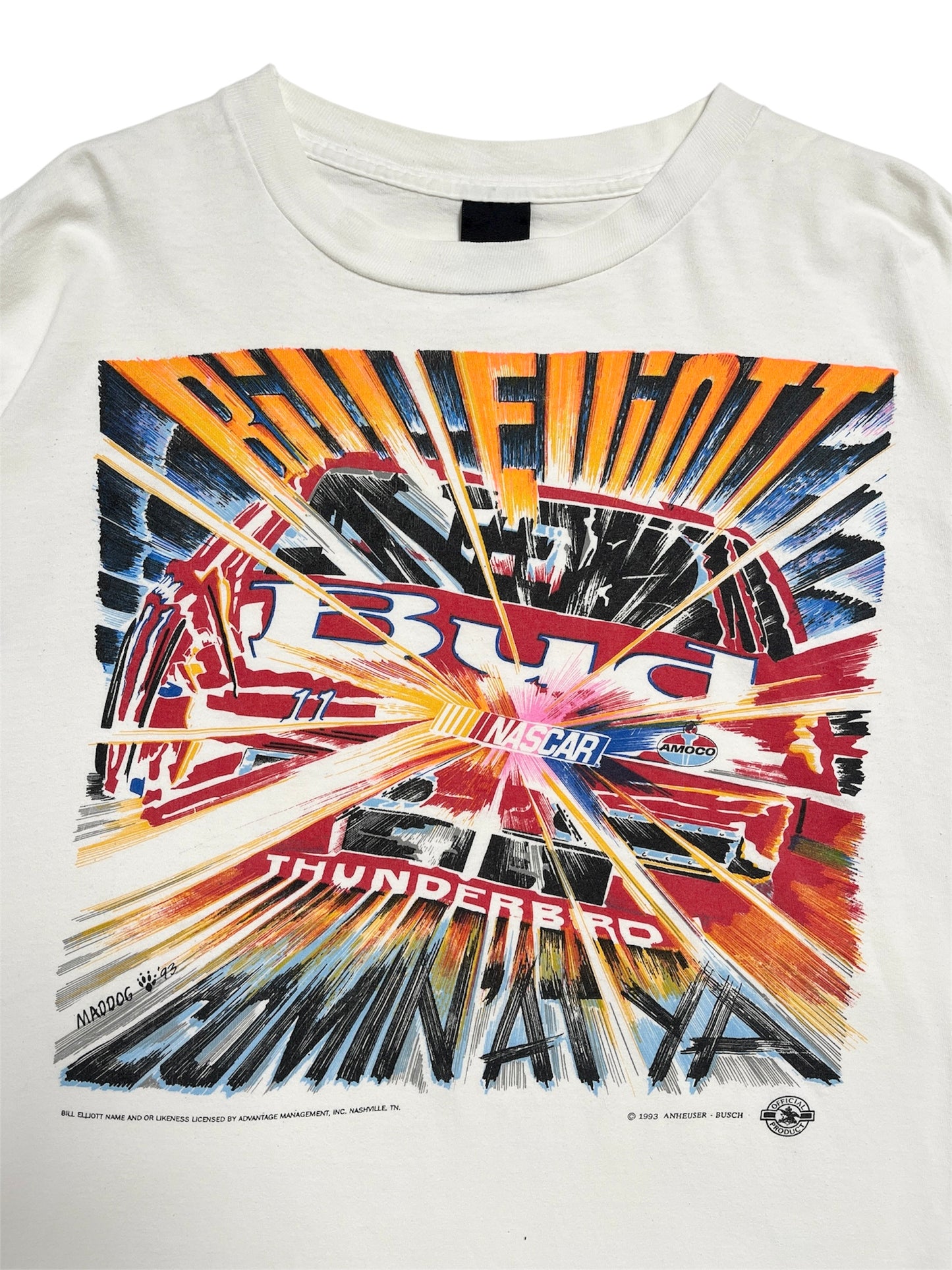 1993 Nascar Bud T-shirt- Talla 2XL Boxy fit