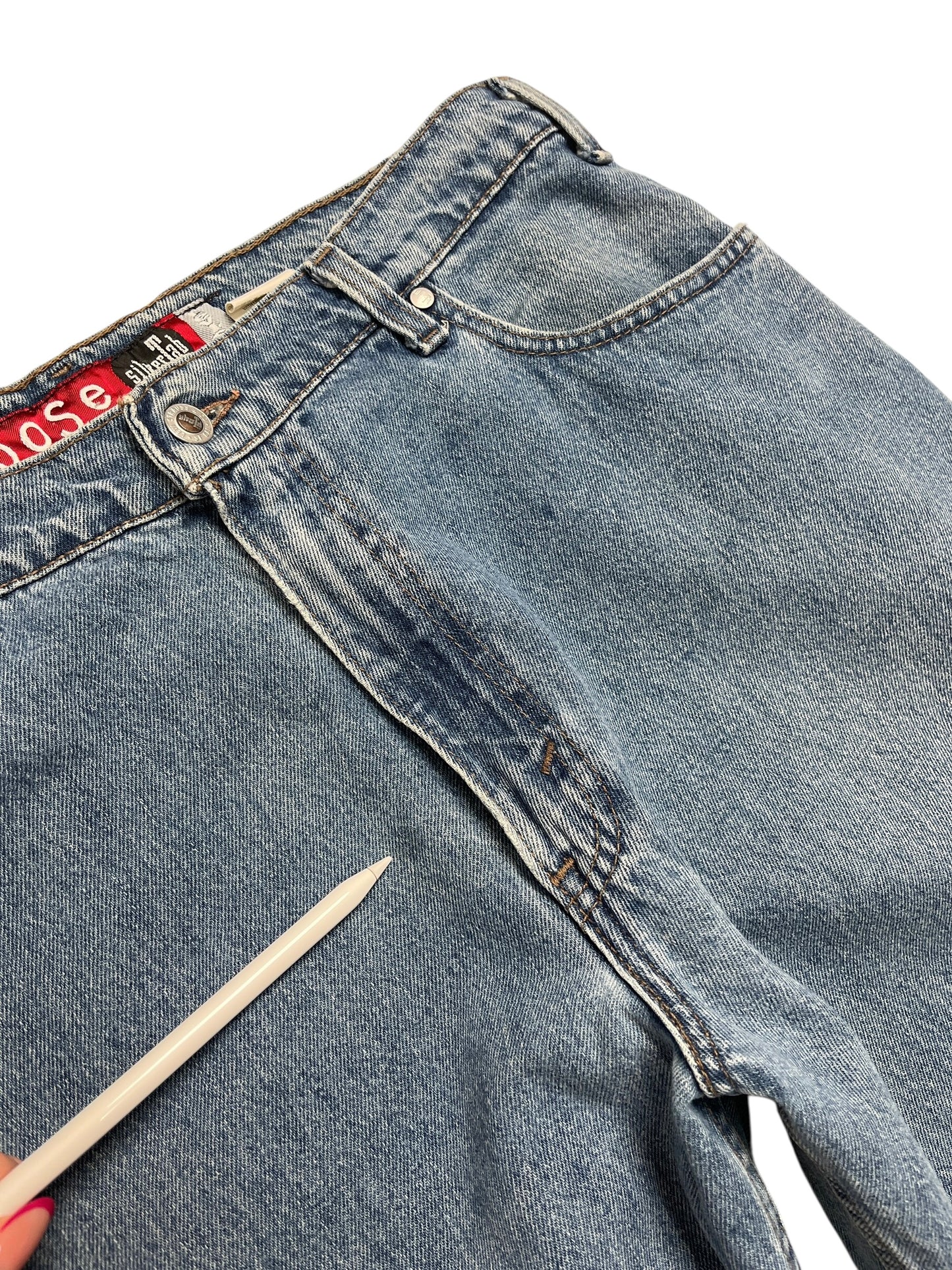 1990s Levi’s Silver Tab Loose denim Pant Azul - Talla 34