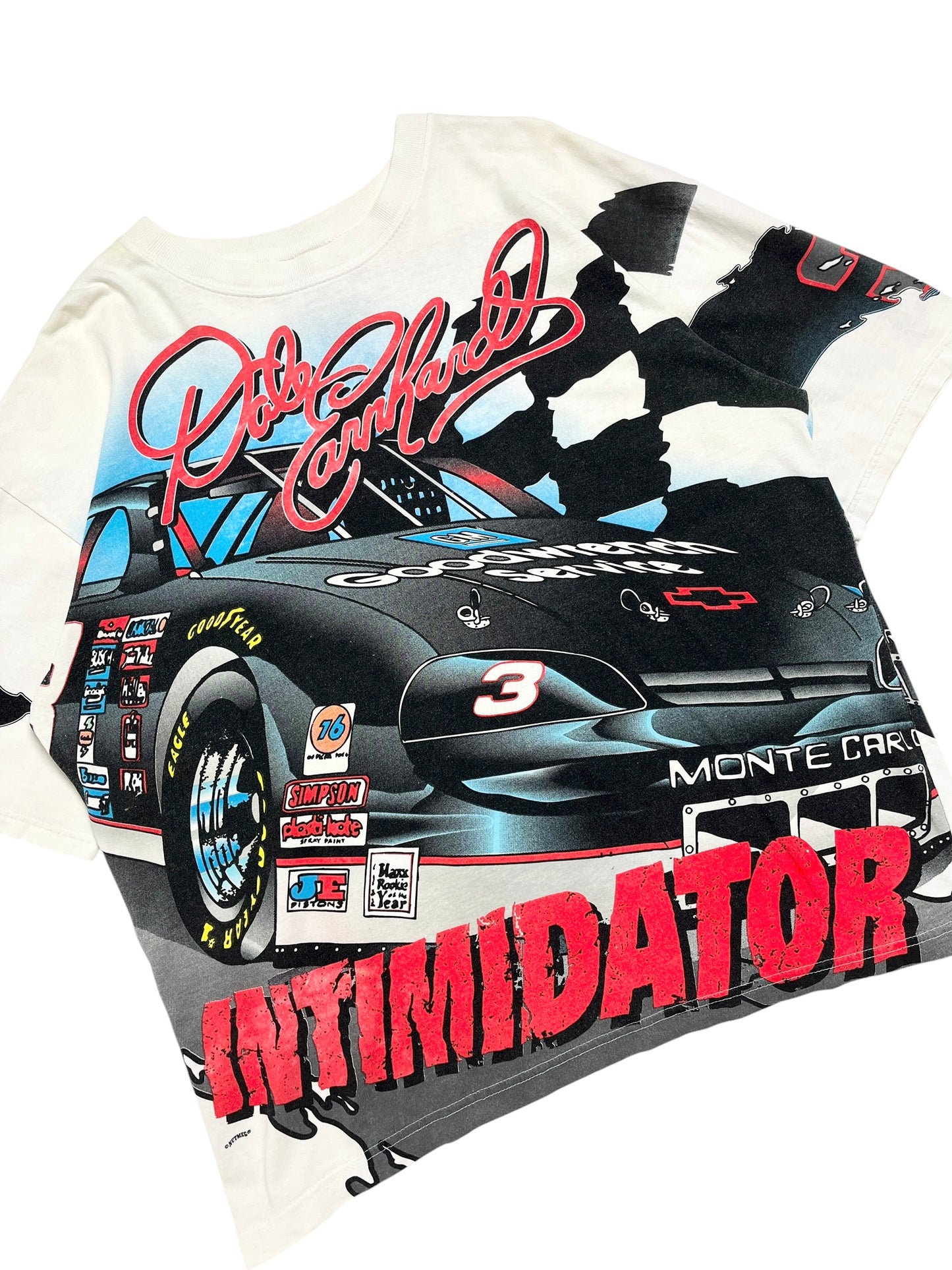 1990s NASCAR Dale Earnhardt Intimidator T-Shirt - Talla XXL