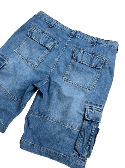 Paco Jeans Cargo Denim Short Azul - Talla 38