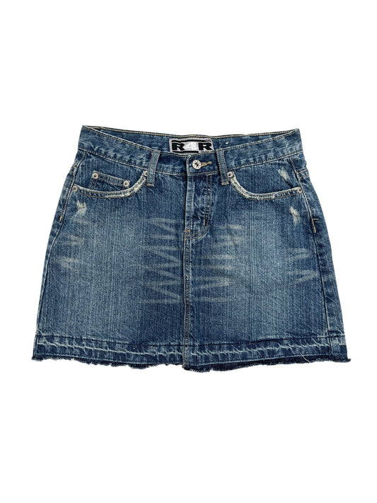 Y2K R4R Denim Falda Azul - Talla M