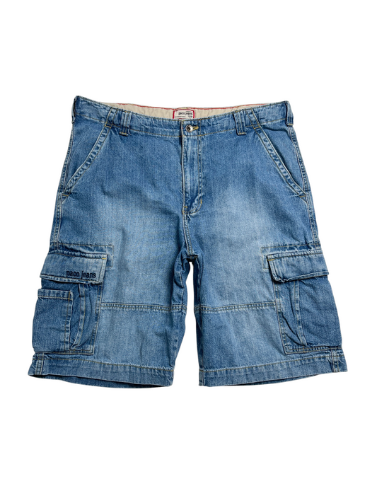 Paco Jeans Cargo Denim Short Azul - Talla 38