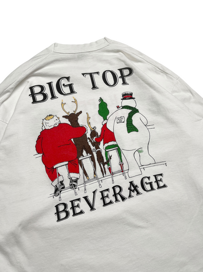 1990s Happy Holidays T-shirt Manga Larga - Talla XL