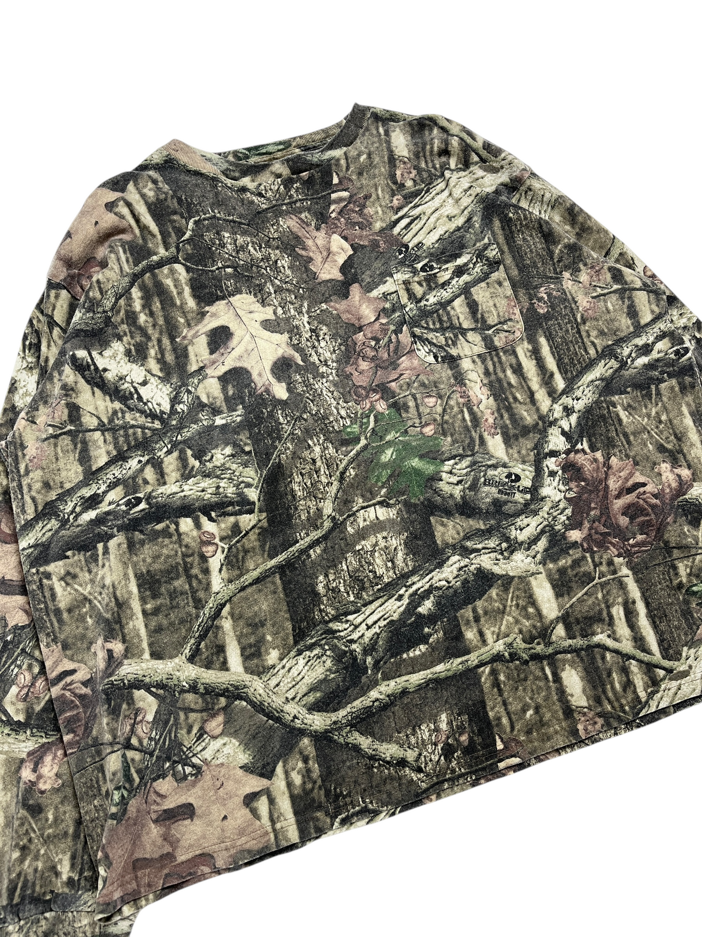 Camuflaje T-shirt Manga Larga - Talla 3XL Boxy Fit