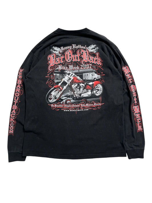 2007 Bike Week Manga Larga T-shirt - Talla L