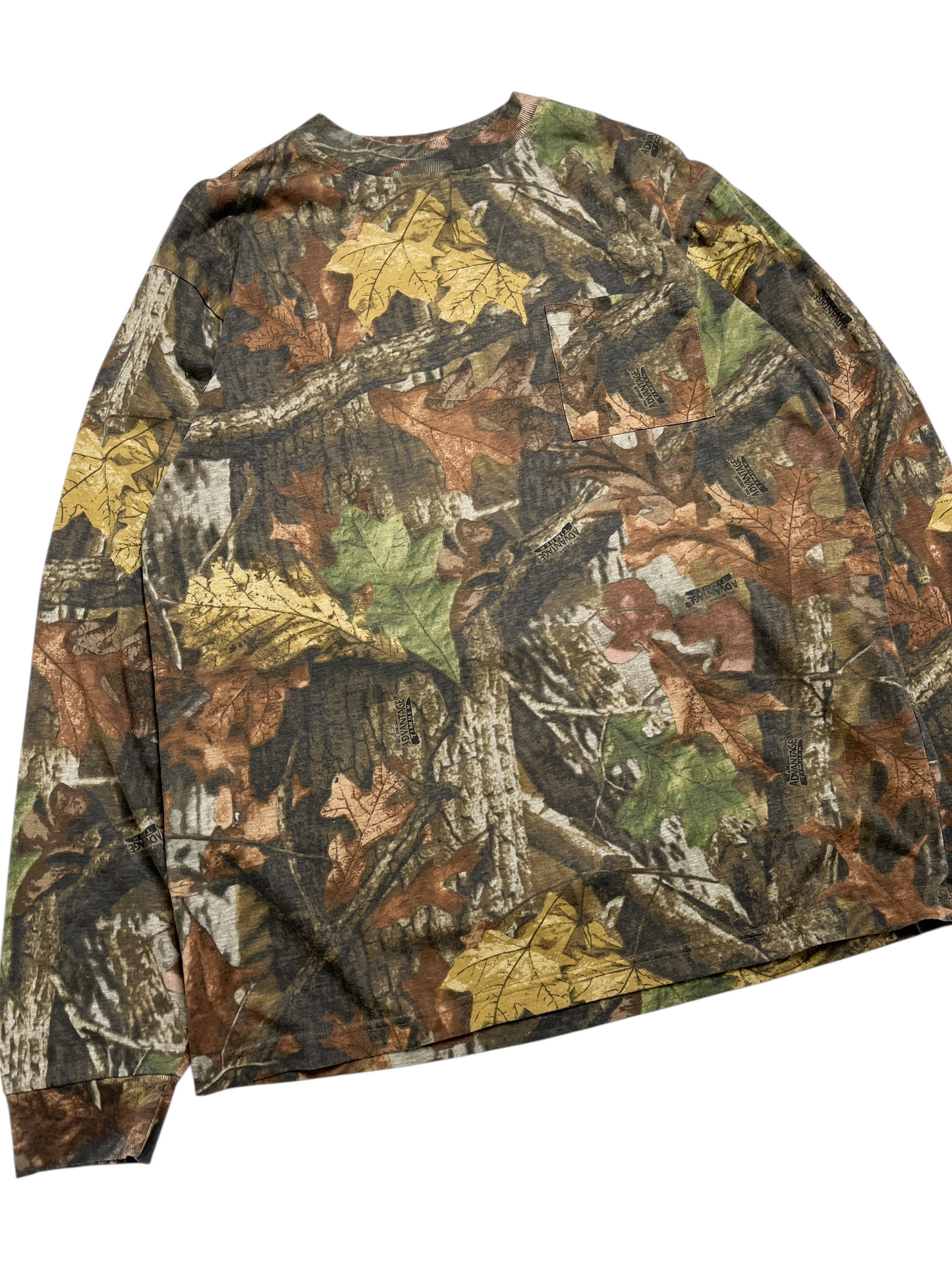 Camuflaje T-shirt Manga Larga - Talla XL