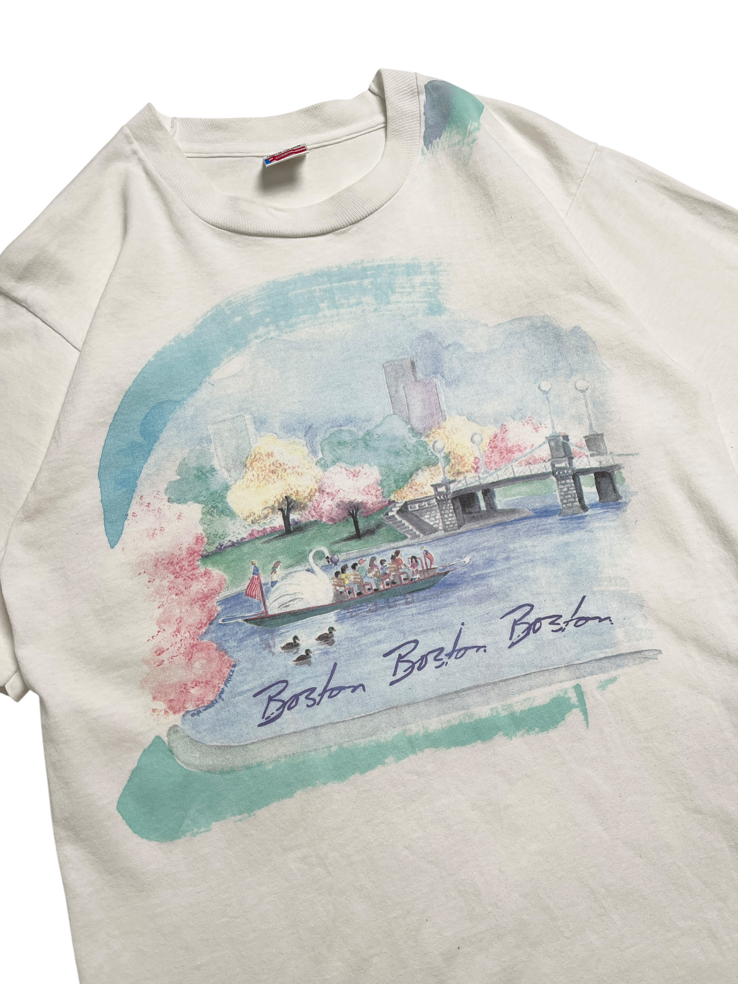 1990s Boston T-shirt - Talla S