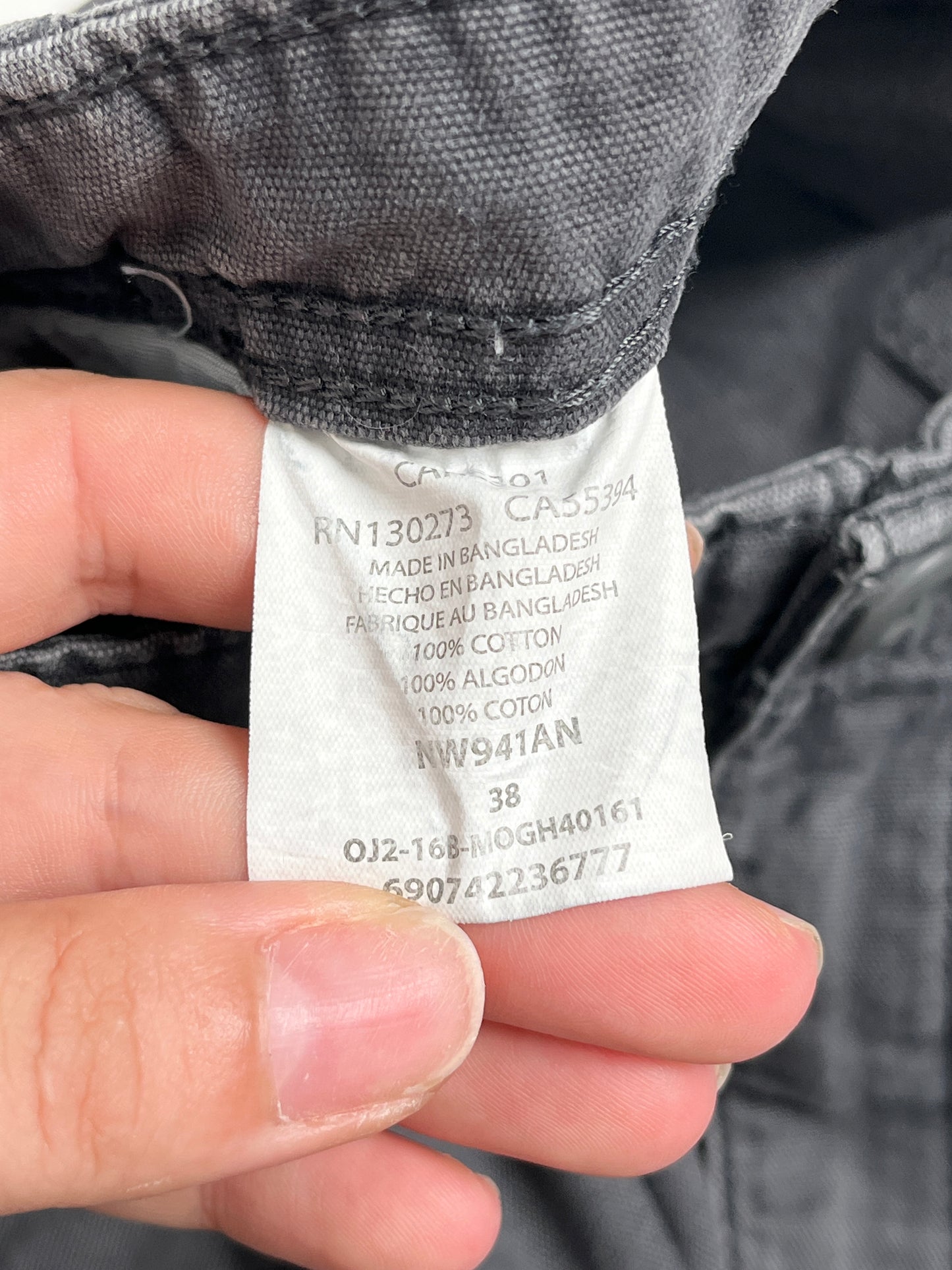 Wrangler Cargó Short gris - Talla W38