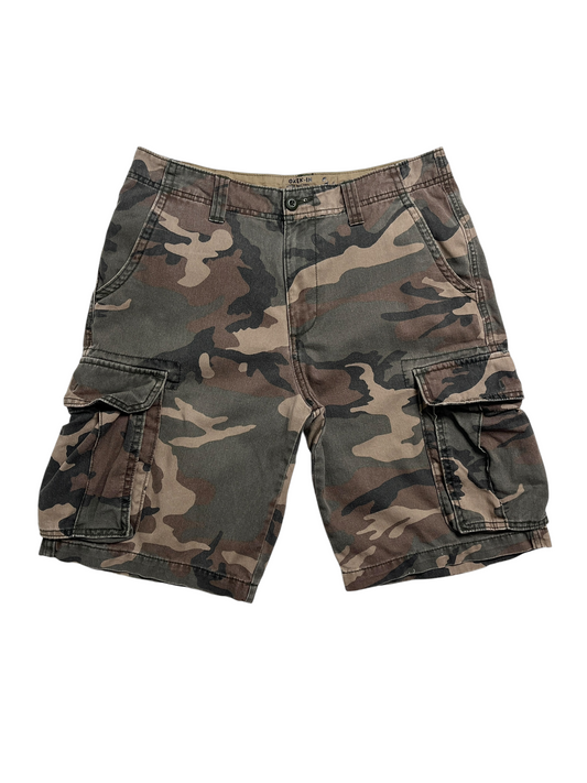 Droken-in Cargo Camuflaje Short - Talla 33