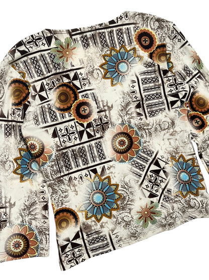 Y2K CDW Top Estampado Floral - Talla S/M