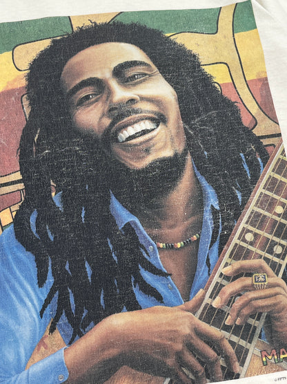 1990s Bob Marley Tom Masse Art T-shirt - Talla XL