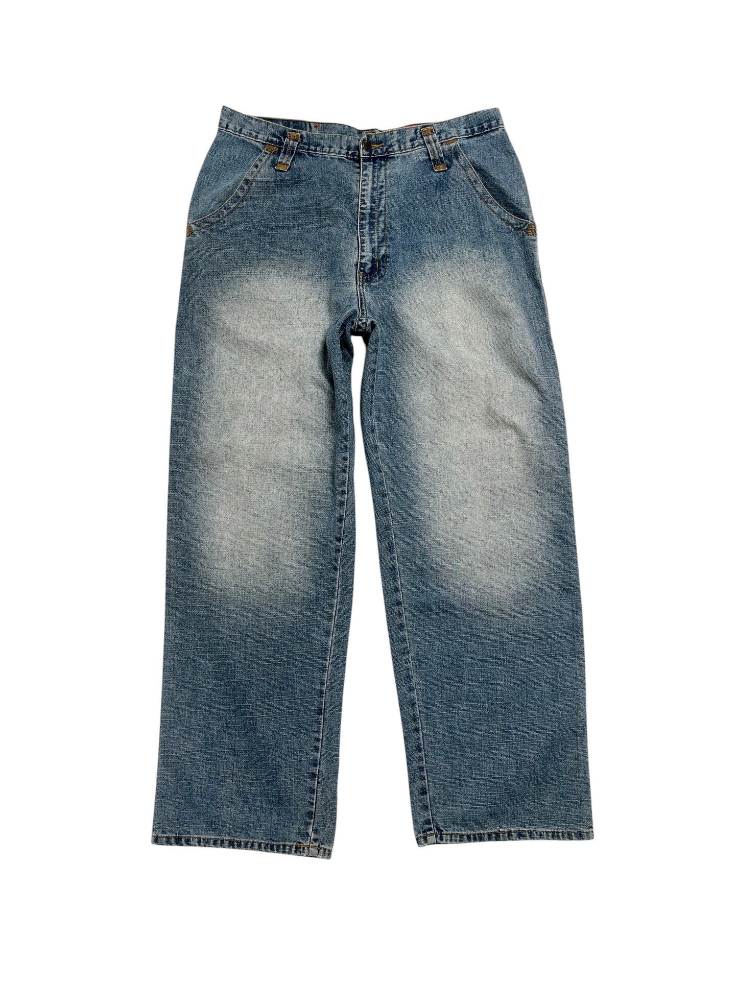 2000s F.U.S.A.I Denim Baggy Pant Azul- Talla 36