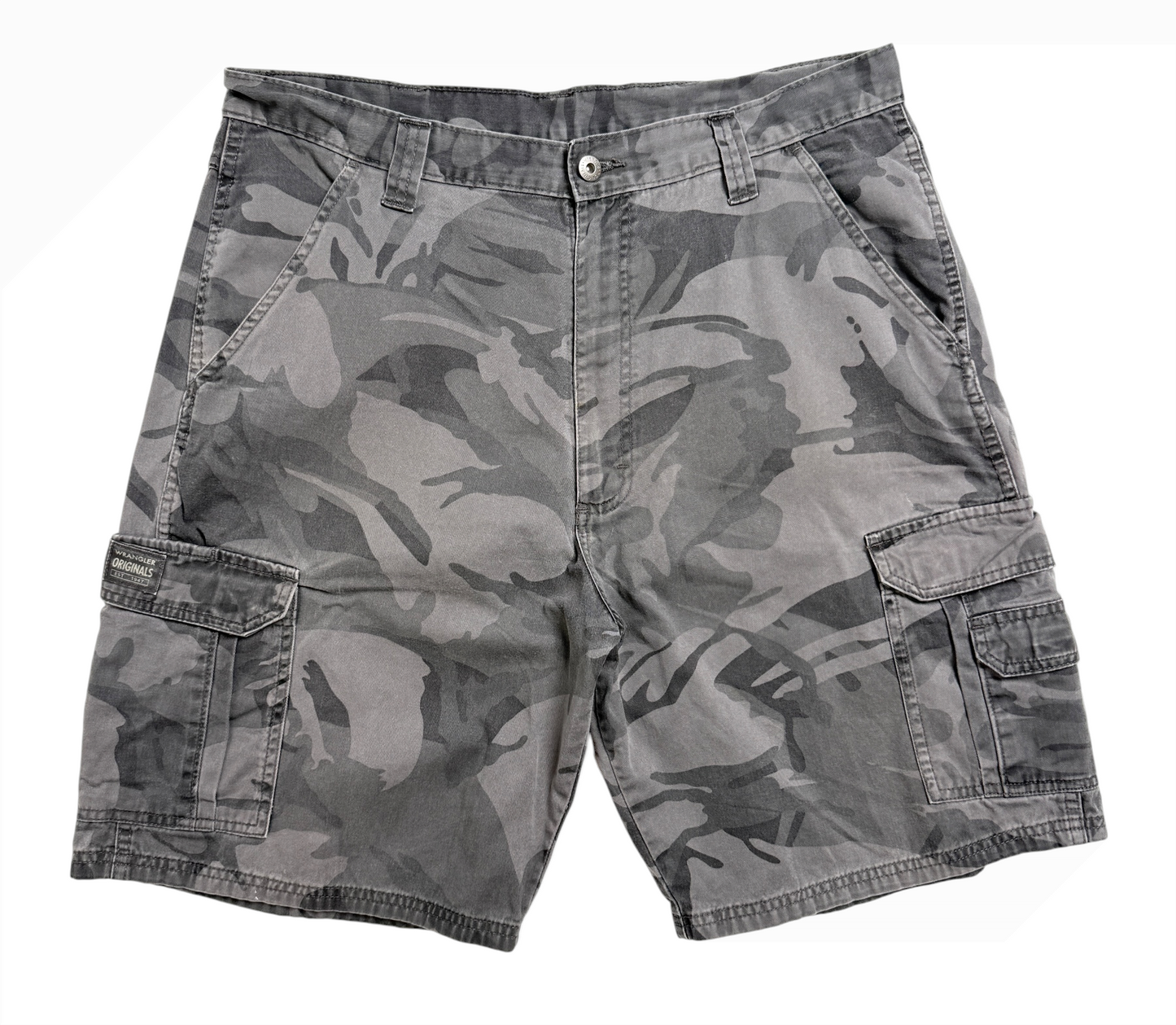 Wrangler Cargó Camuflaje Short gris - Talla W36