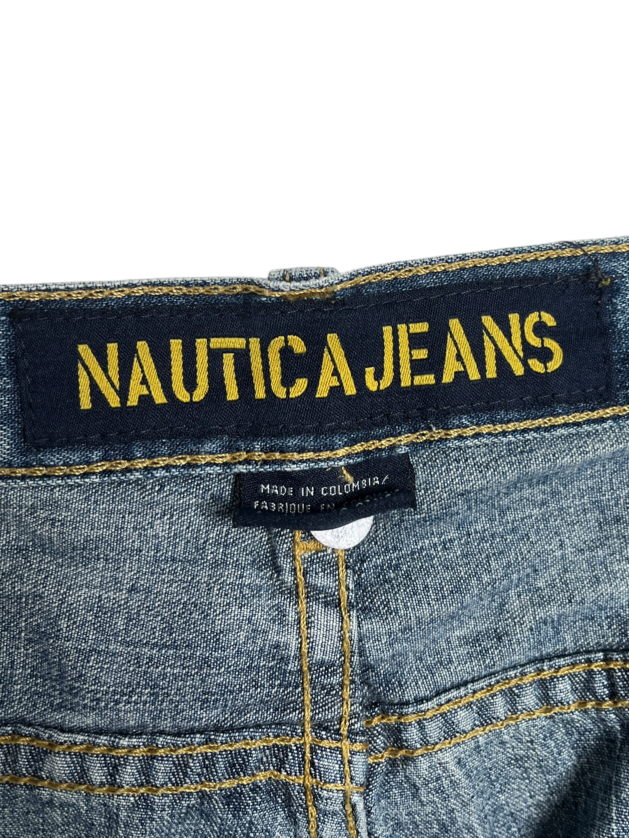 2000s Nautica Denim Short Azul - Talla  40