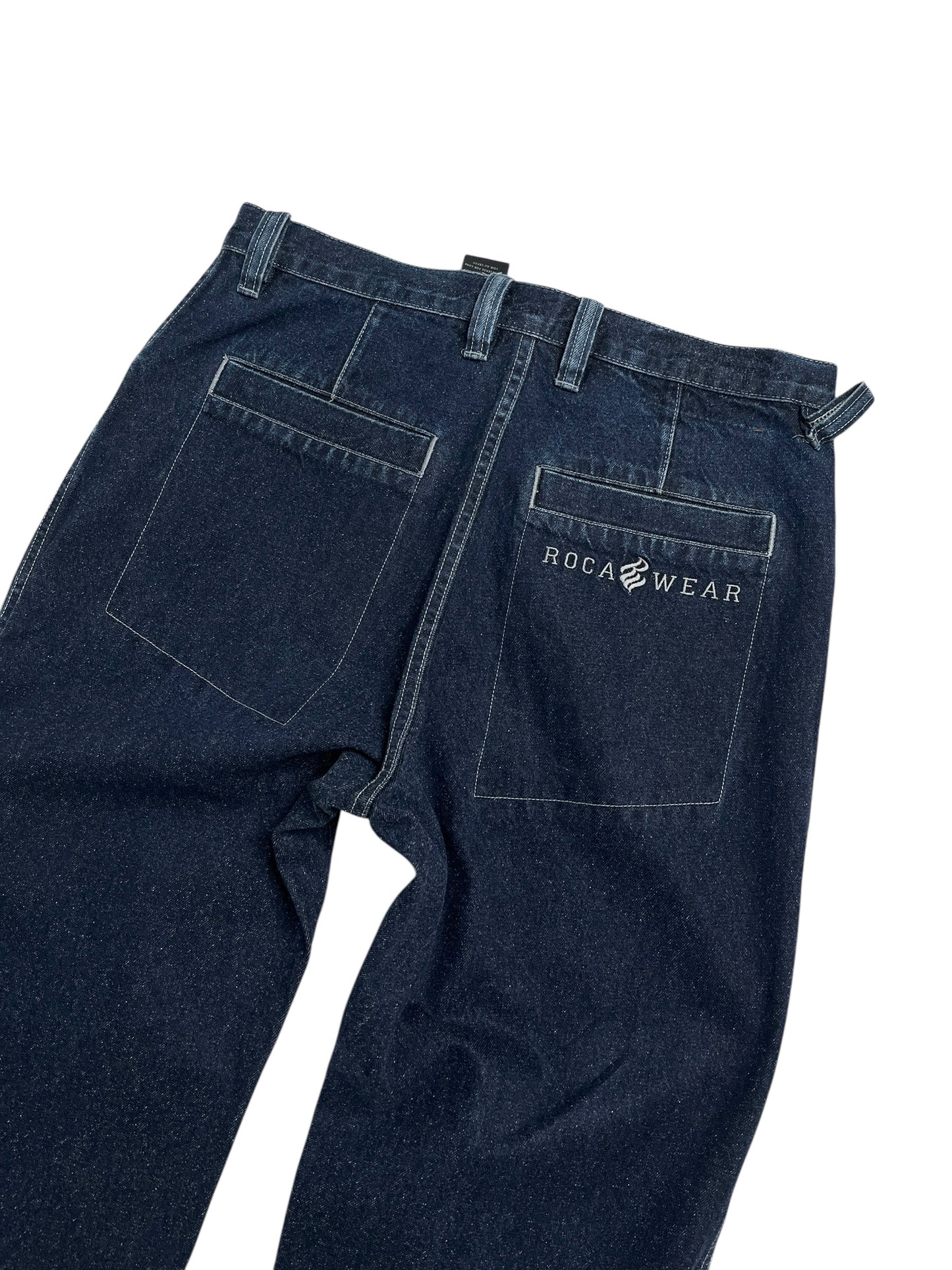 Y2K Rocawear Baggy Denim Pant Azul Oscuro- Talla 34