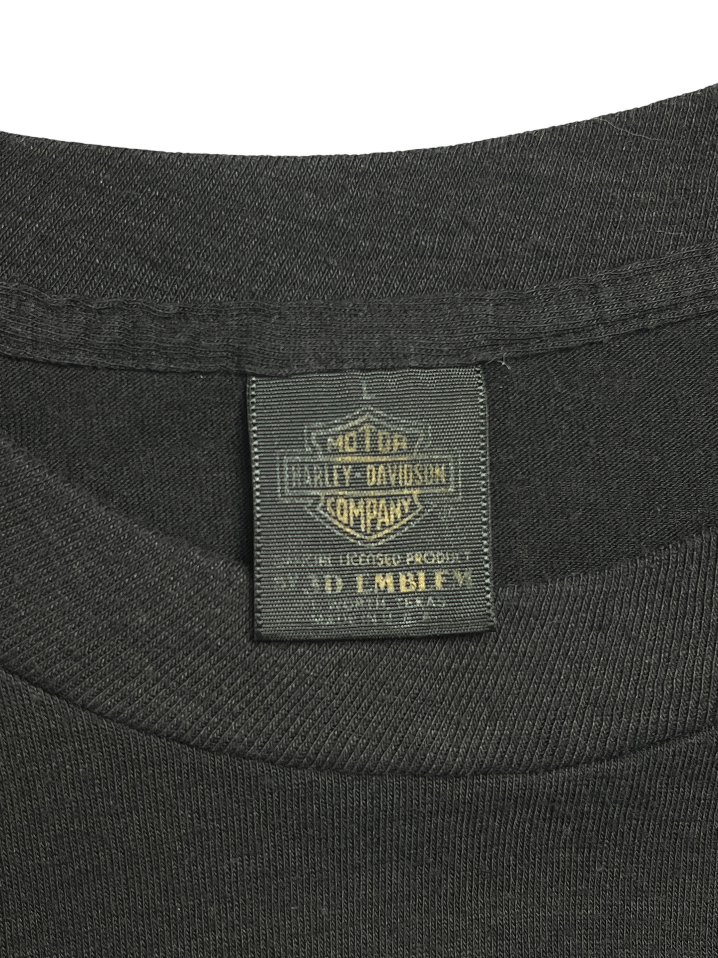 1980s Harley Davidson 3D Emblem T-shirt - Size L