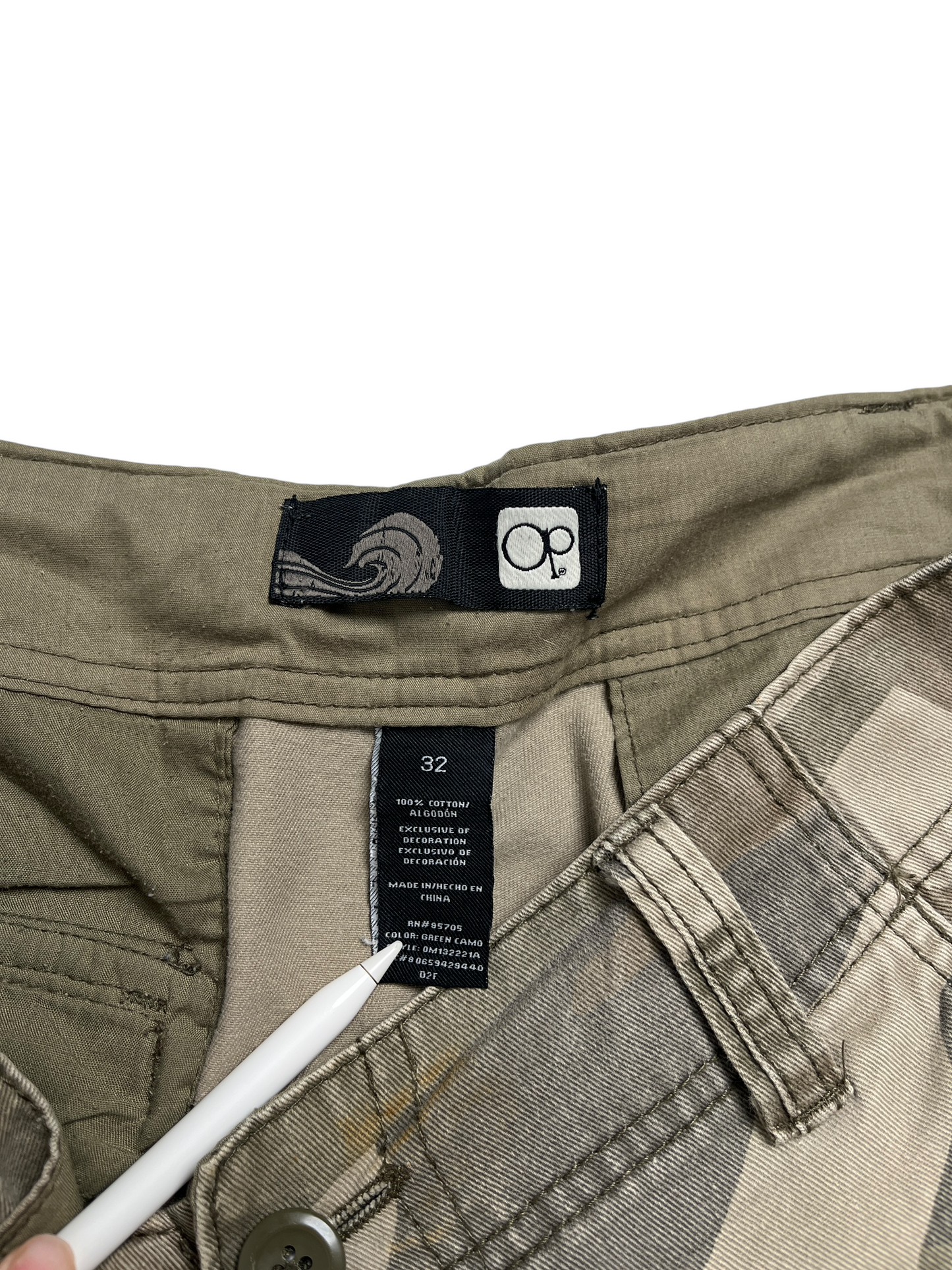 Op Cargo Camuflaje Short - Talla W35