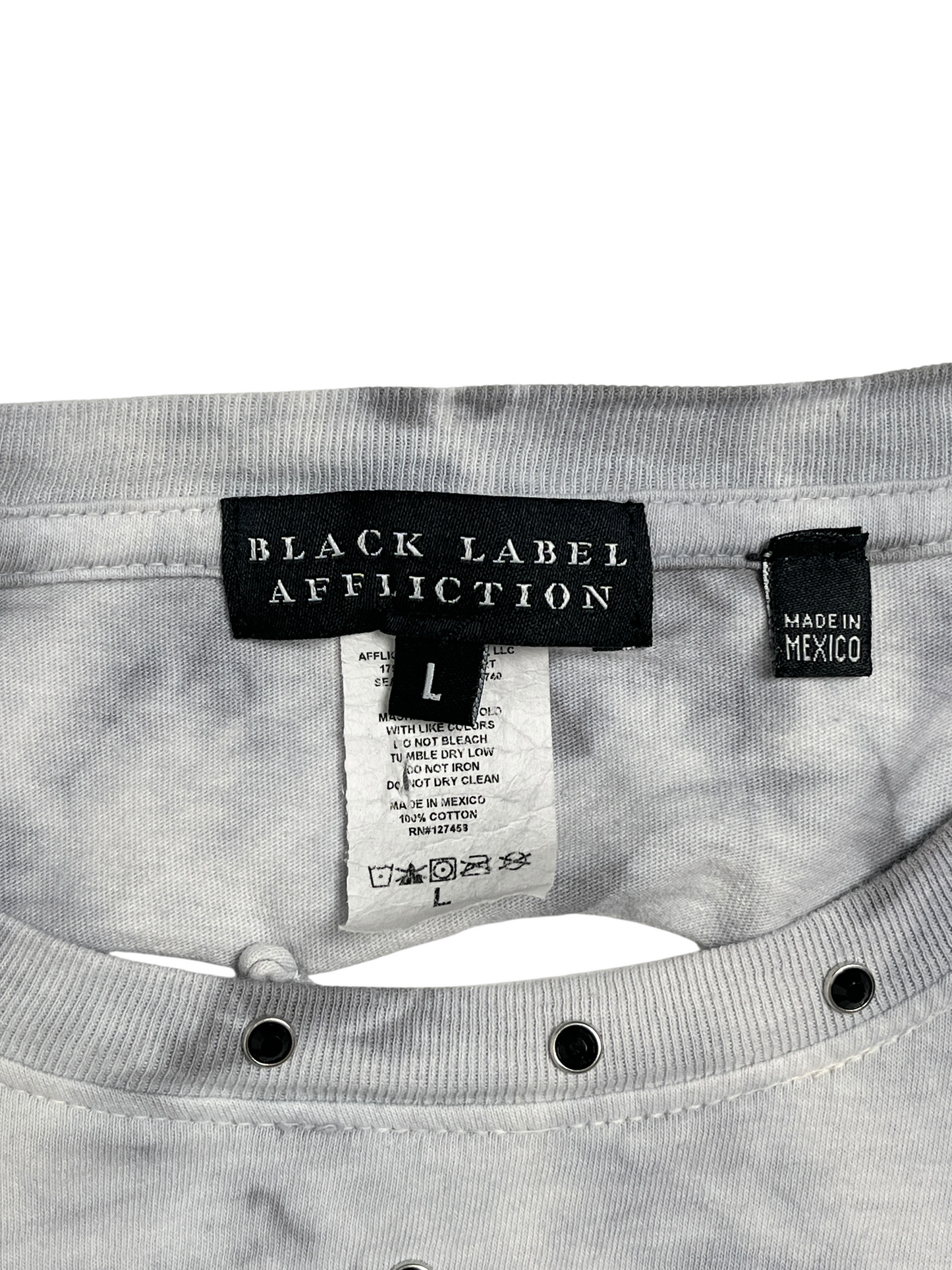 Black Label Affliction Top - Talla M/L