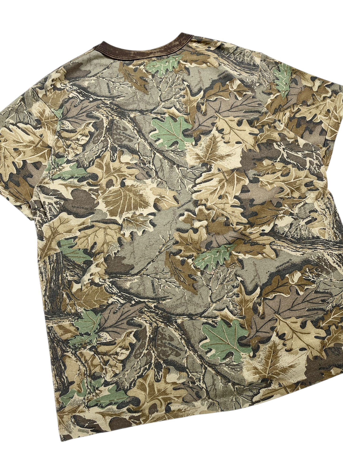 1990s Camuflaje T-shirt - Talla M