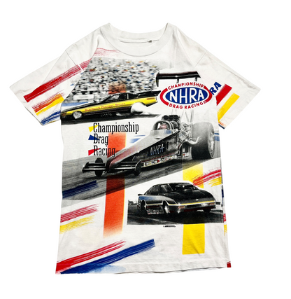 1990s Championship Drag Racing T-shirt - Talla S