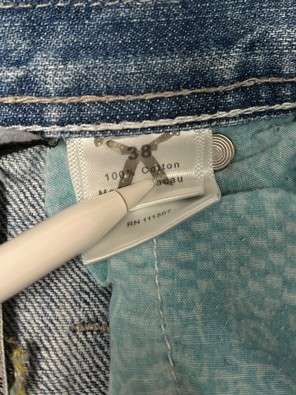 Y2K Artful Dodger Denim Baggy Pant azul- Talla 40