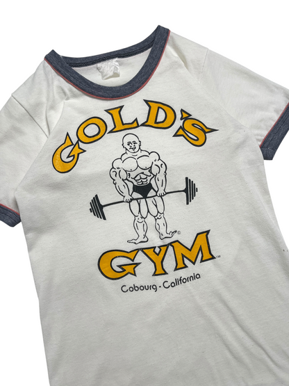 Rare 1980s Gold’s Gym Cobourg - California T-shirt- Talla XXS