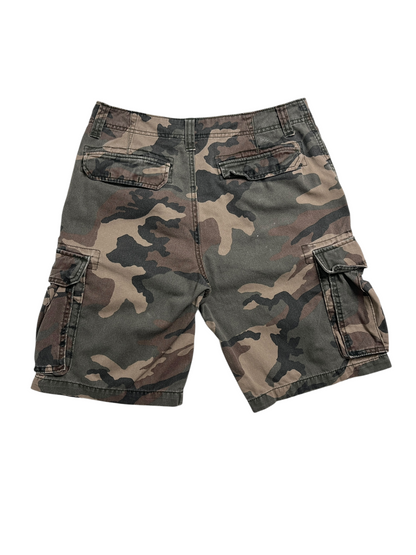 Droken-in Cargo Camuflaje Short - Talla 33
