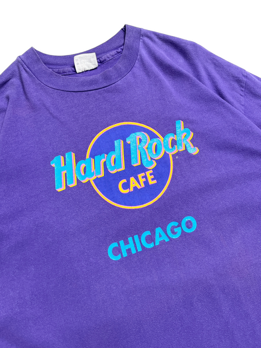 1990s Hard Rock Cafe Chicago T-shirt - Talla XL