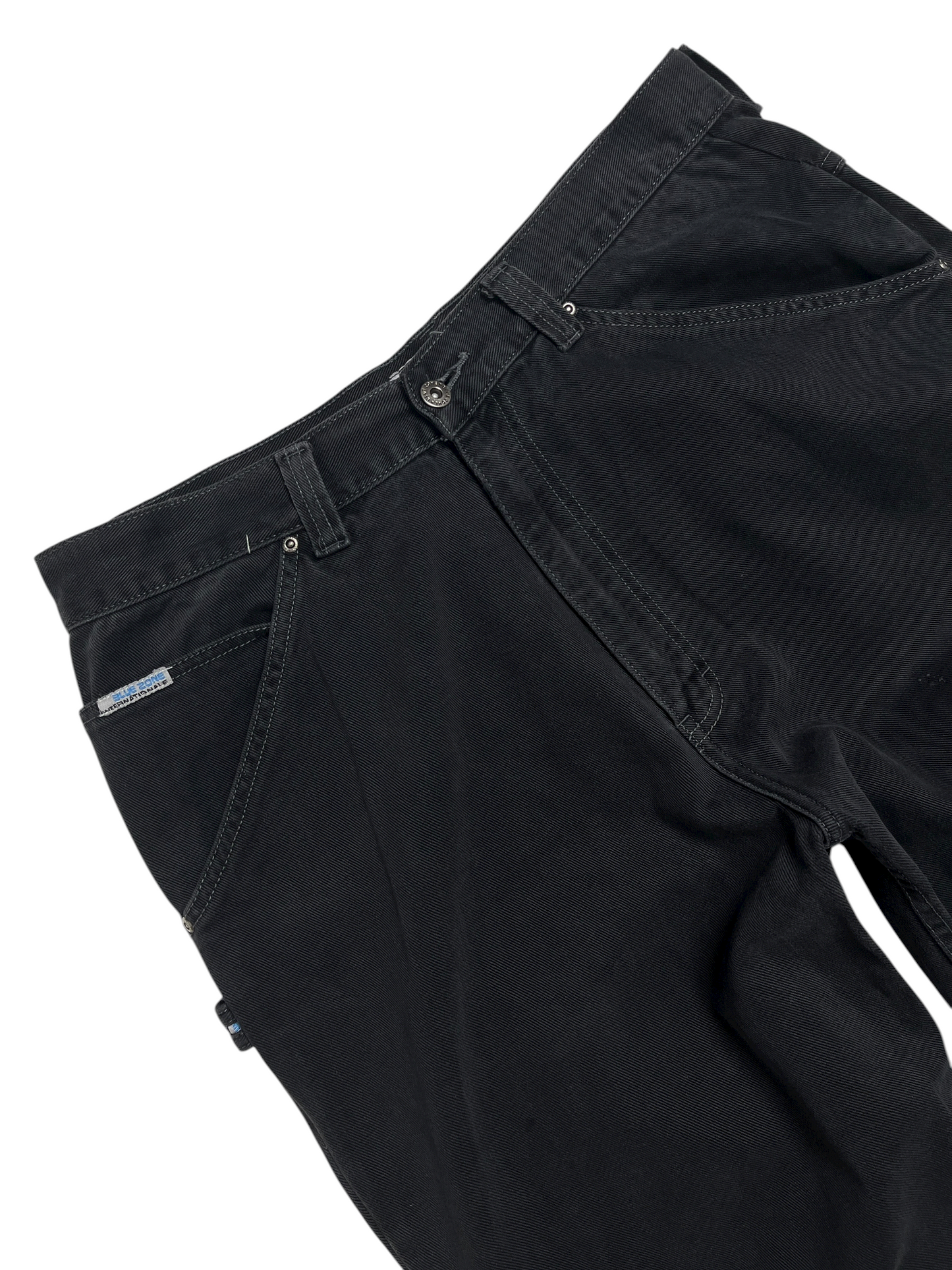 Blue zone Carpenter Denim Pant Negro - Talla 37