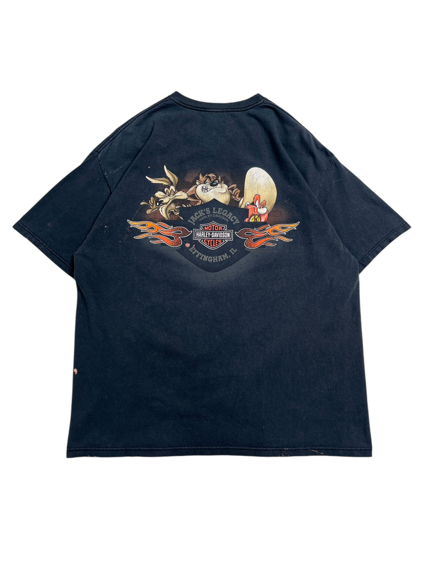 2004 Harley Davidson x Looney Tunes “Badaz I Want To Be” T-shirt - Talla XL
