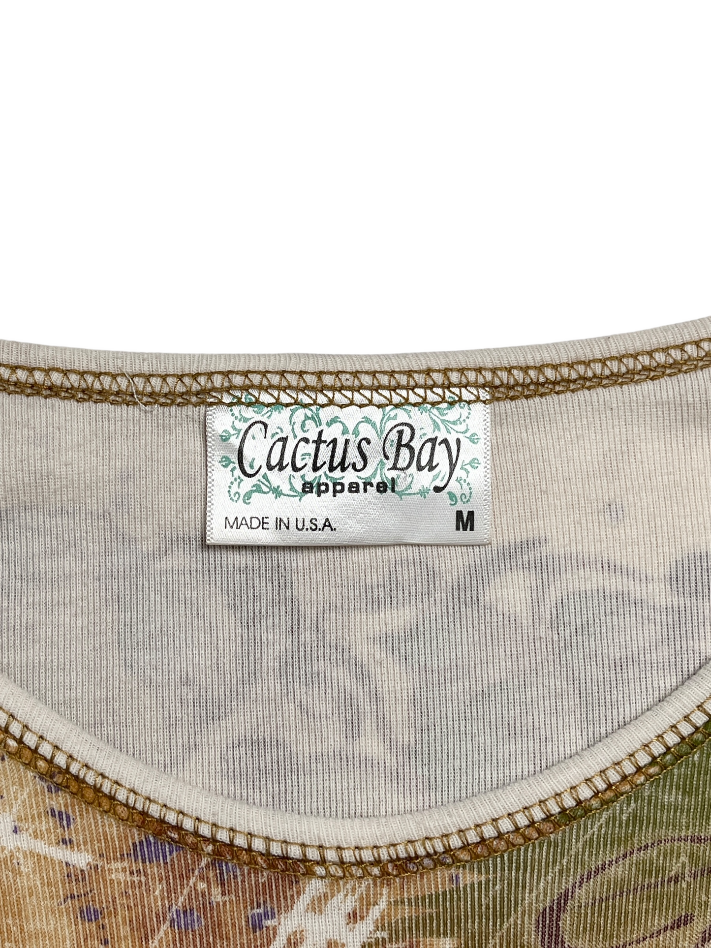 Y2K Cactus Bay manga 3/4 Top - Talla M/L