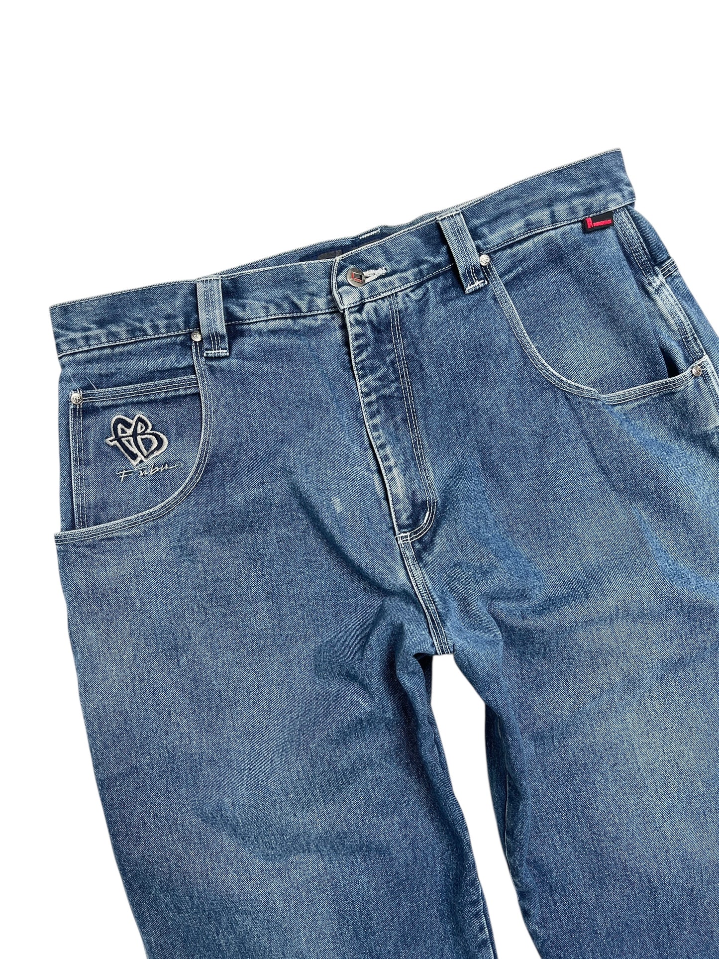 Y2K Fubu Baggy Denim Pant Azul- Talla 38