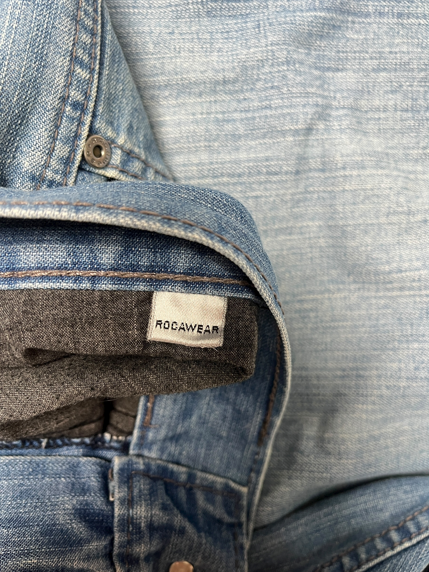 Y2K Rocawear Baggy Denim Pant Azul- Talla 36