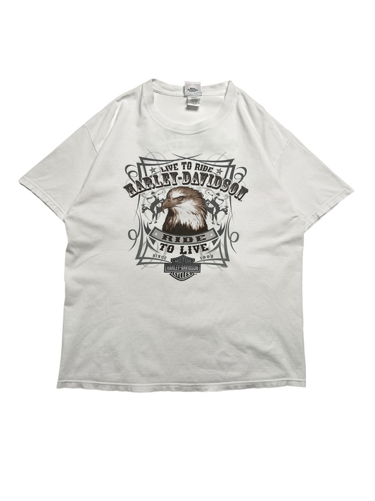 2005 Harley Davidson Ride to live T-shirt - Talla L