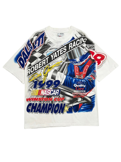 1999 NASCAR Dale Jarrett T-Shirt - Talla L