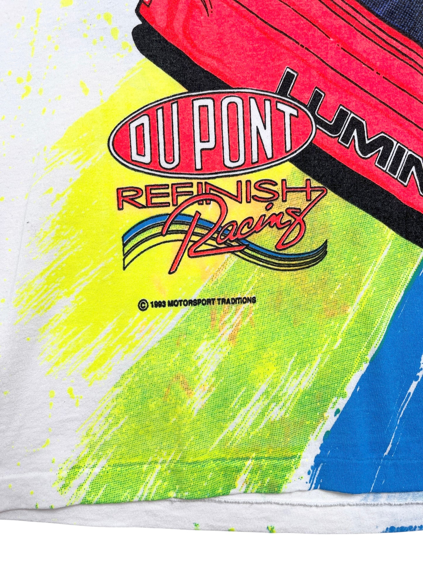 1993 NASCAR Jeff Gordon DuPont T-Shirt - Talla L