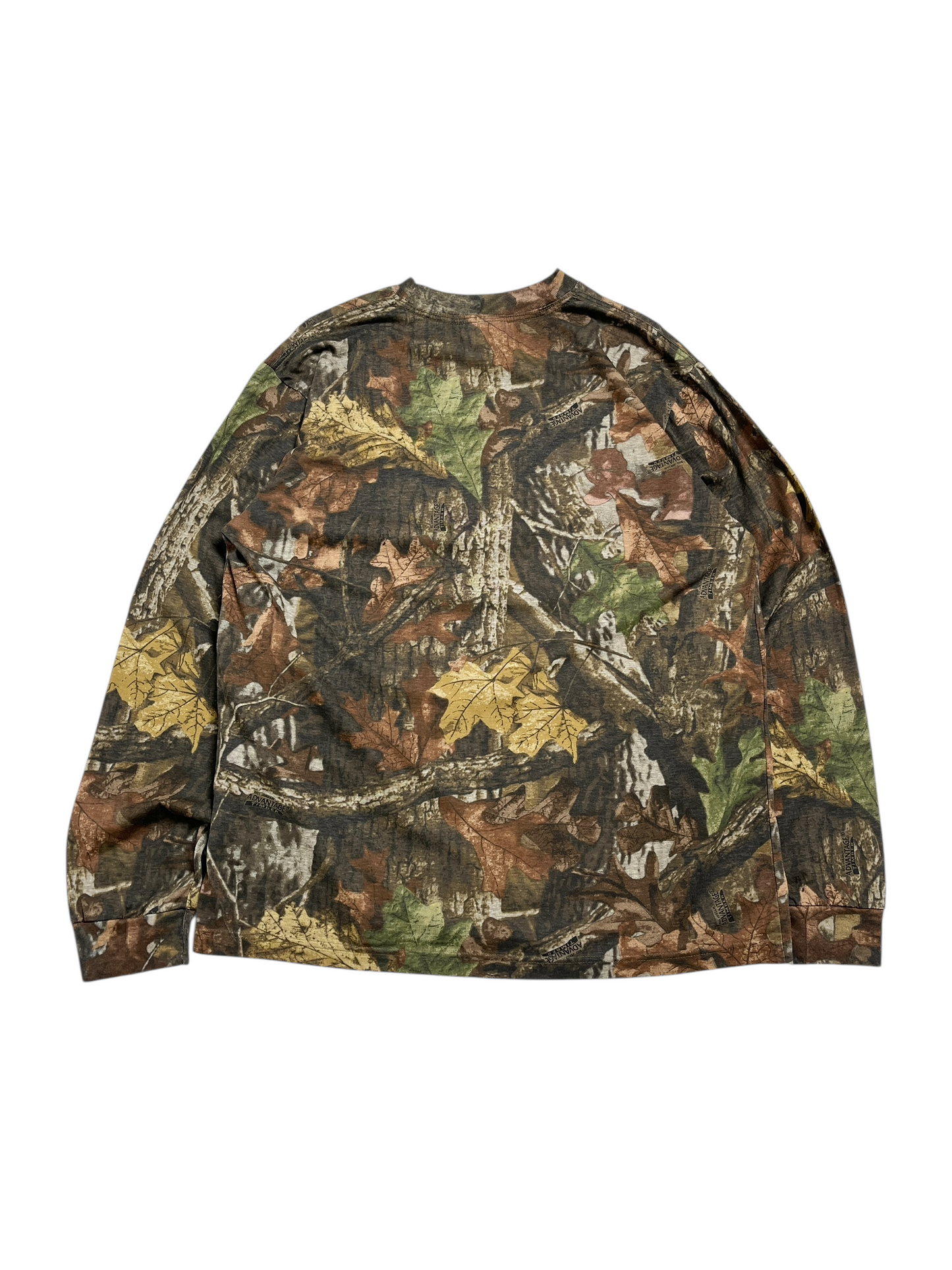 Camuflaje T-shirt Manga Larga - Talla XL