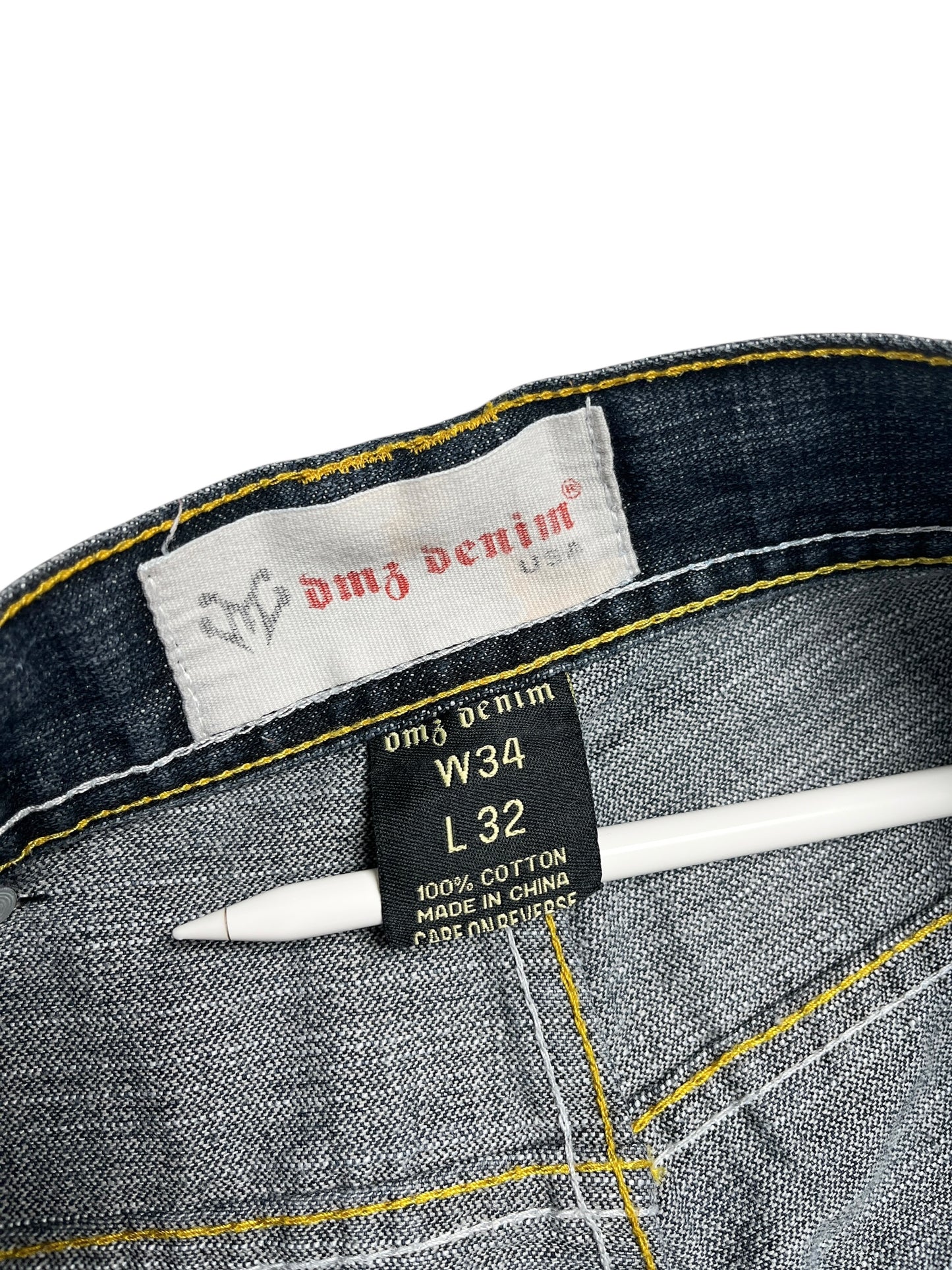 Y2K DMZ Denim Baggy Denim Pant Azul - Talla 35