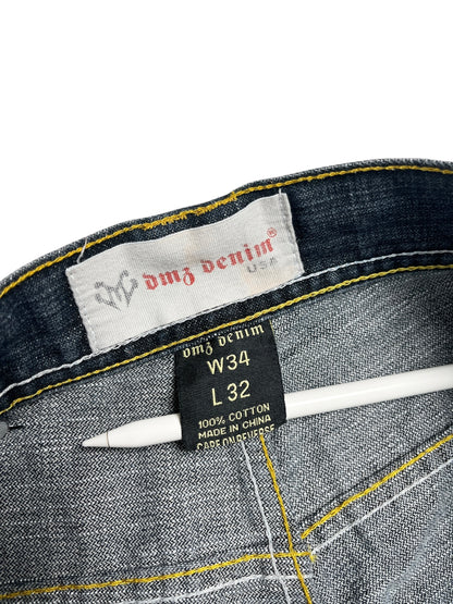 Y2K DMZ Denim Baggy Denim Pant Azul - Talla 35