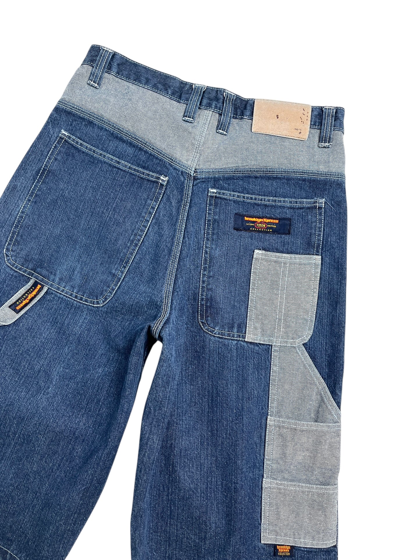 Y2K Brooklyn Xpress Denim Short Azul- Talla 32