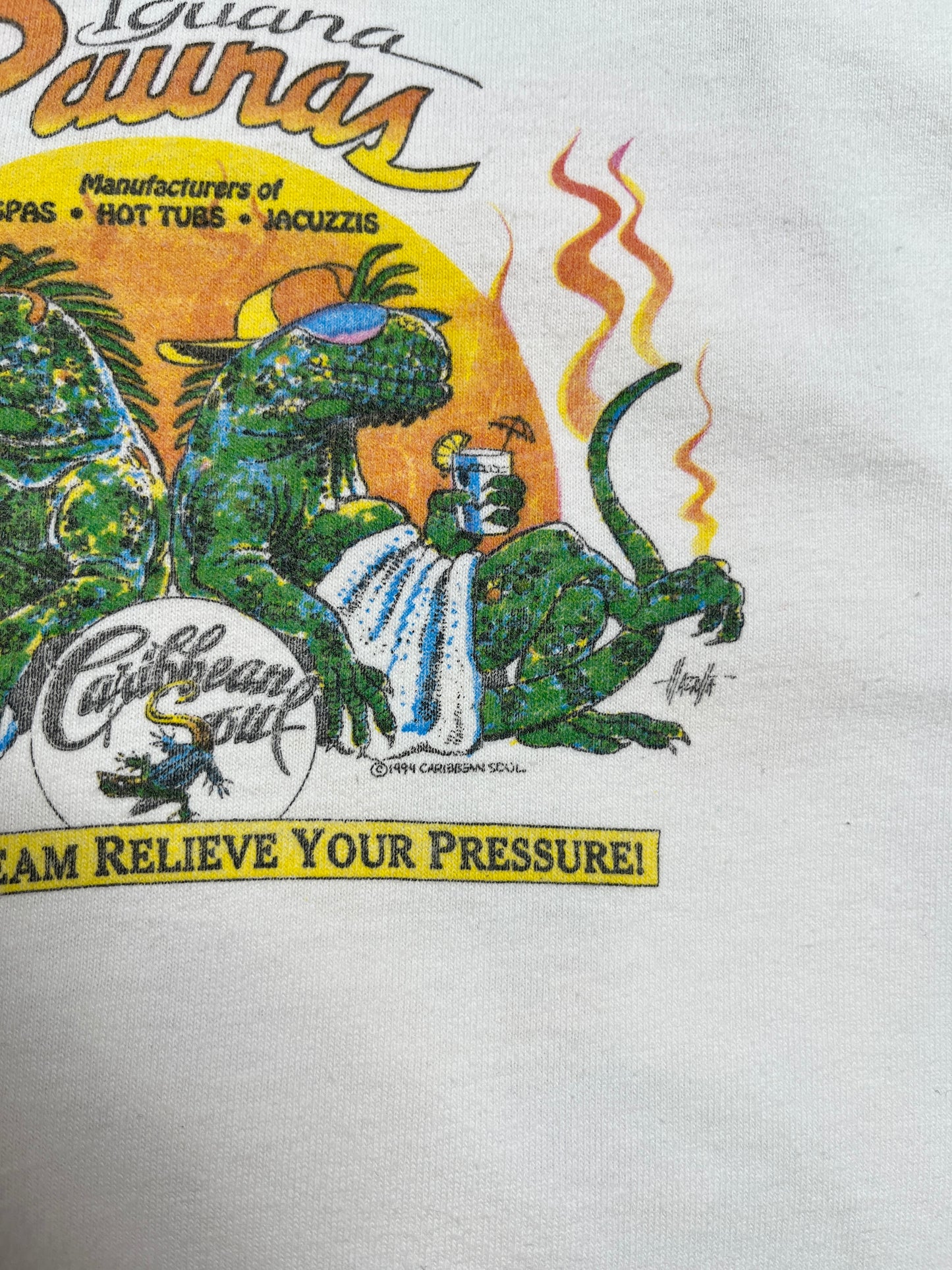 1994 Iguana Saunas T-shirt- Talla M/L